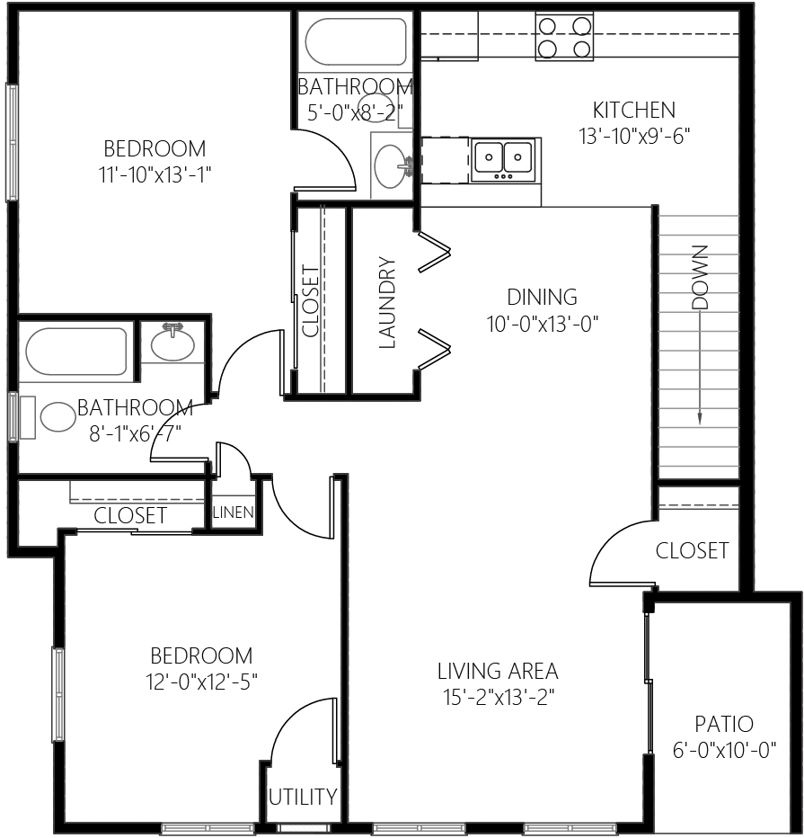 Floor Plans - Meadow View Apartments